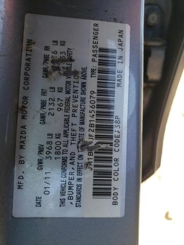 2011 Mazda 3 I VIN: JM1BL1UF2B1456079 Lot: 58256264