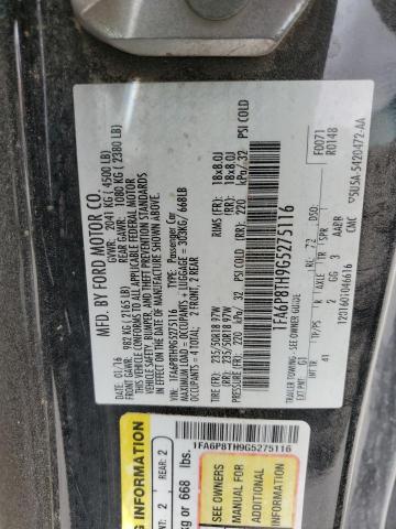 2016 Ford Mustang VIN: 1FA6P8TH9G5275116 Lot: 59929494