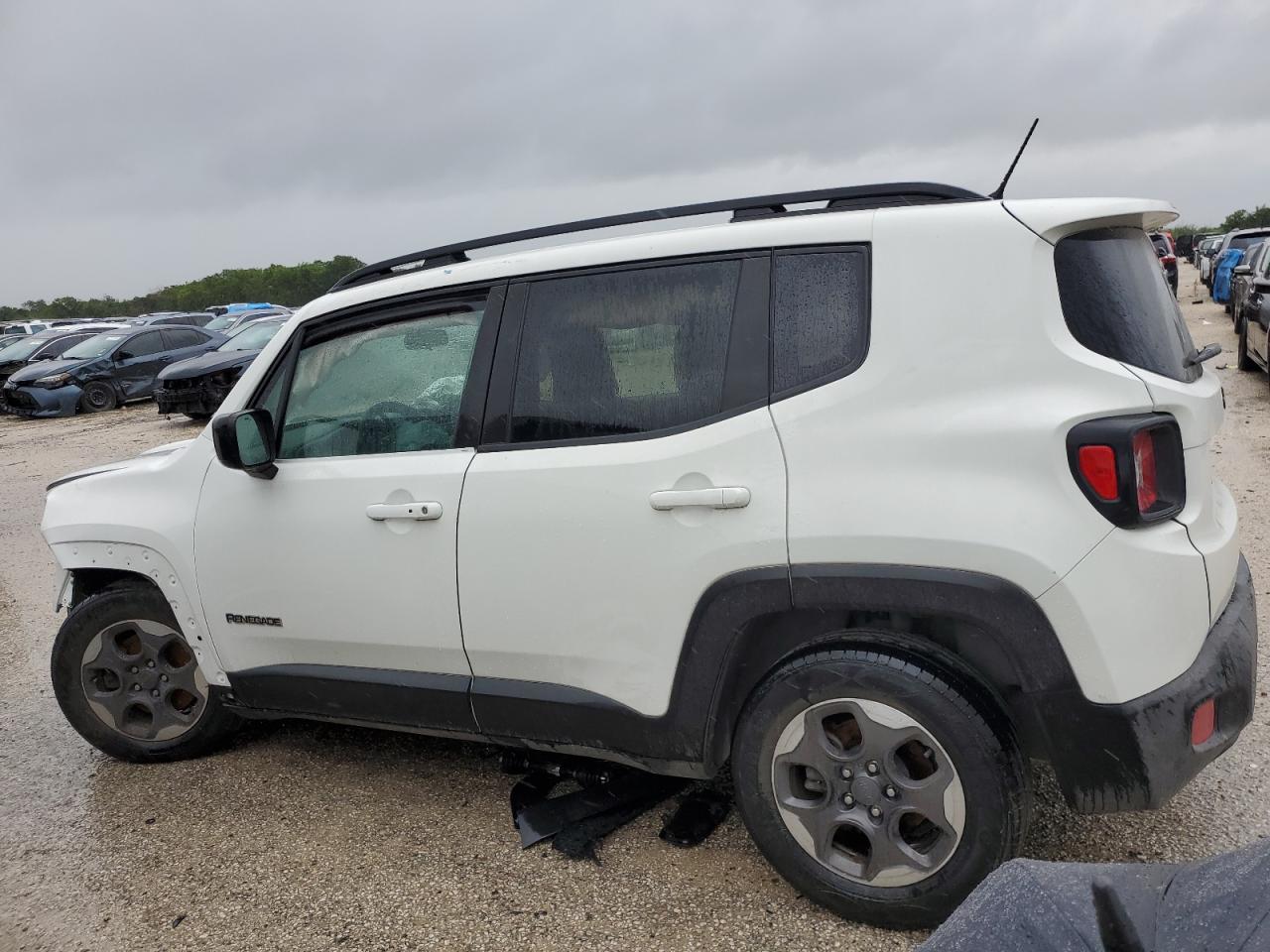 JEEP RENEGADE S 2017 white  gas ZACCJAAB0HPF74409 photo #3