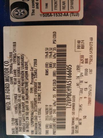 2010 Ford Mustang Gt VIN: 1ZVBP8CH9A5166605 Lot: 58748564