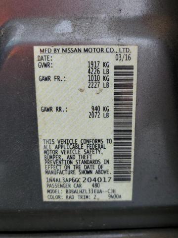 1N4AL3AP6GC204017 2016 NISSAN ALTIMA - Image 12