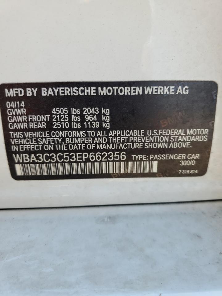 WBA3C3C53EP662356 2014 BMW 320 I xDrive