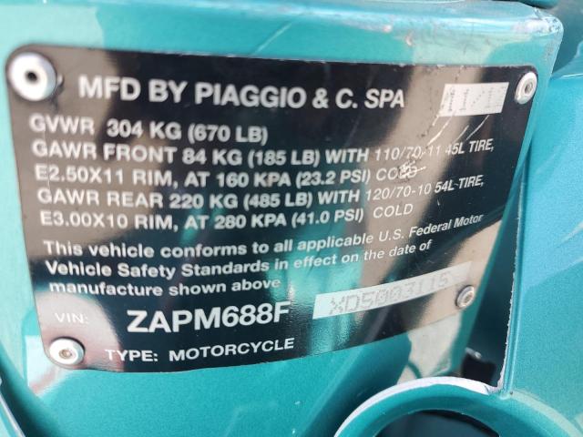 2013 VESPA LX 150IE ZAPM688FXD5003115