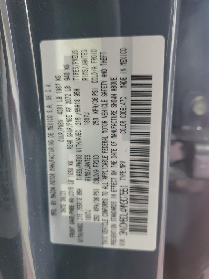 3MVDMBDL4MM307551 2021 Mazda Cx-30 Premium