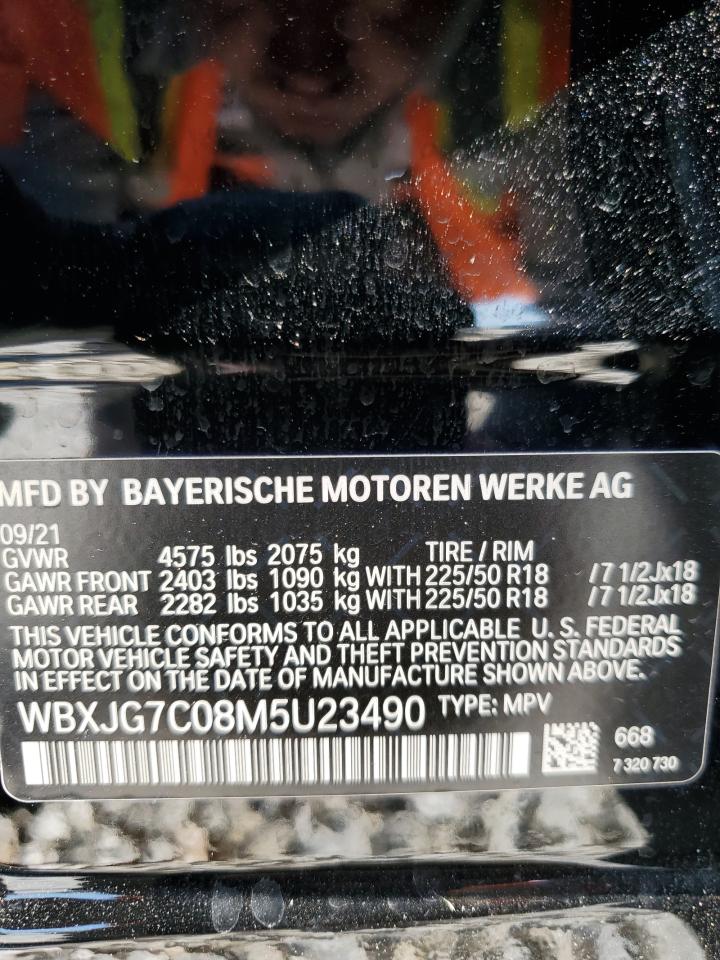 WBXJG7C08M5U23490 2021 BMW X1 Sdrive28I