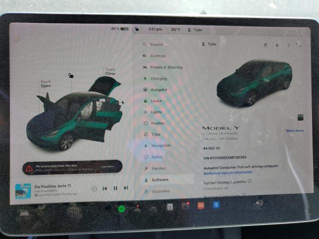 2021 Tesla Model Y VIN: 5YJYGDEEXMF125363 Lot: 59891494