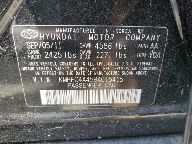 2011 Hyundai Sonata Hybrid VIN: KMHEC4A45BA015415 Lot: 58108514