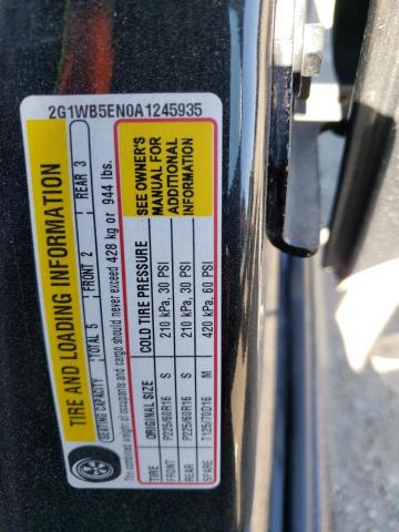 2010 Chevrolet Impala Lt VIN: 2G1WB5EN0A1245935 Lot: 57221364