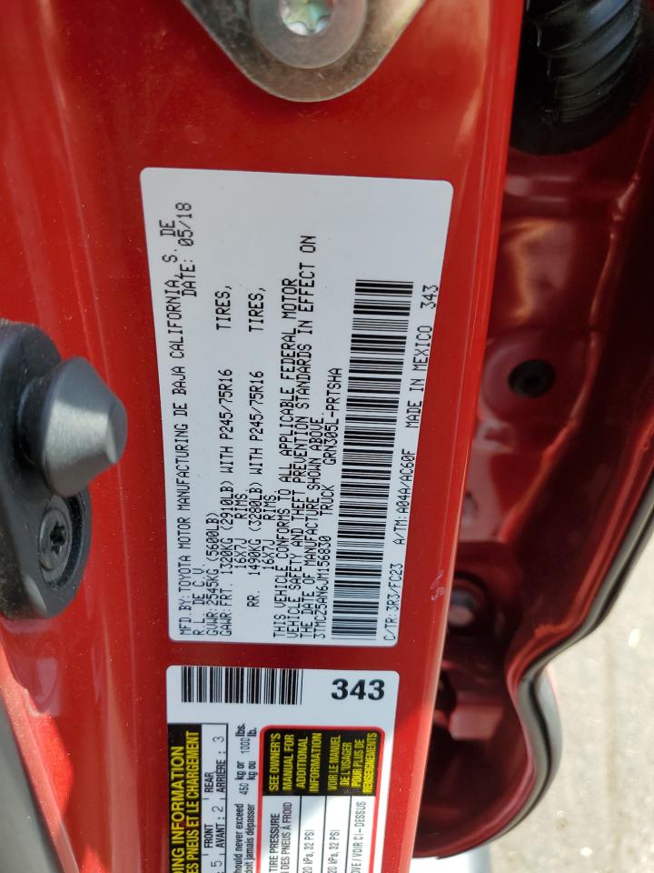 3TMCZ5AN6JM156830 2018 Toyota Tacoma Double Cab