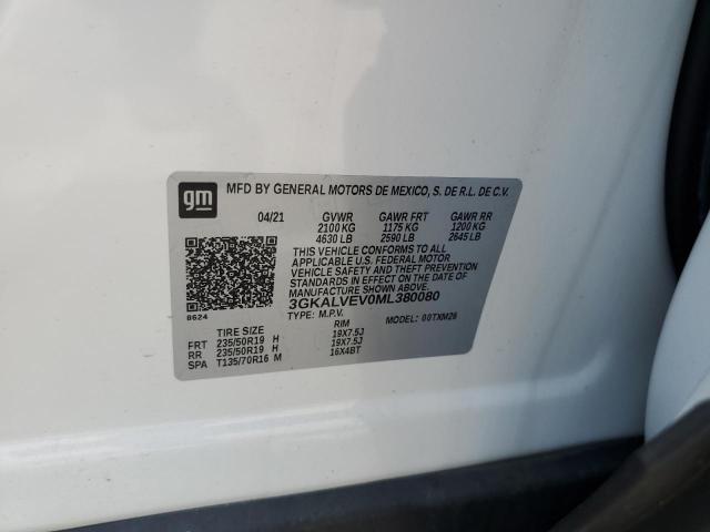 2021 GMC Terrain Slt VIN: 3GKALVEV0ML380080 Lot: 60506864