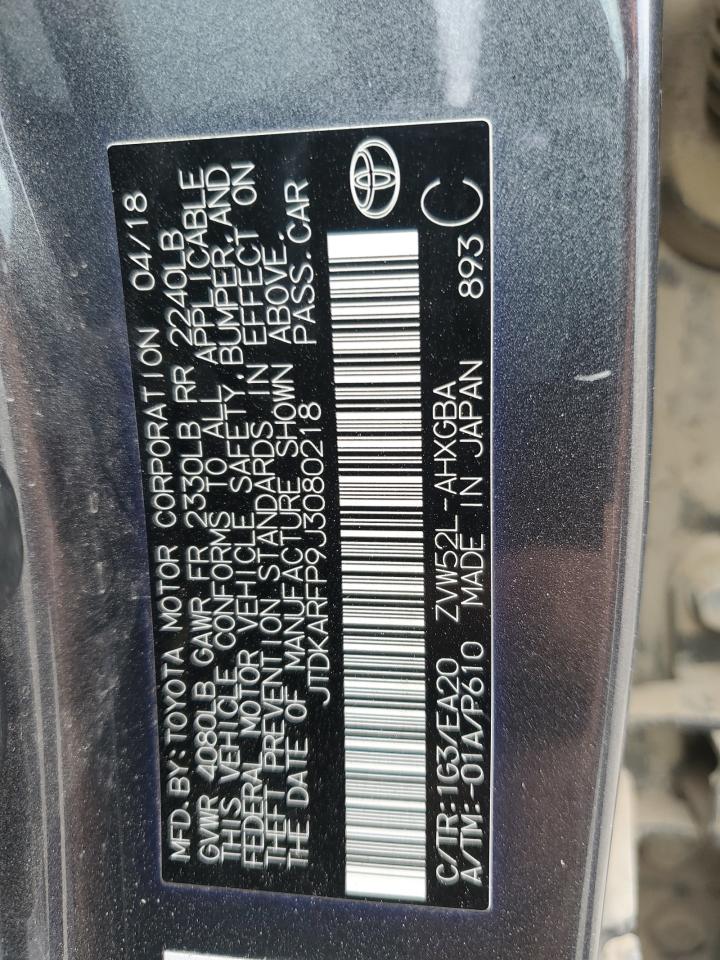 JTDKARFP9J3080218 2018 Toyota Prius Prime