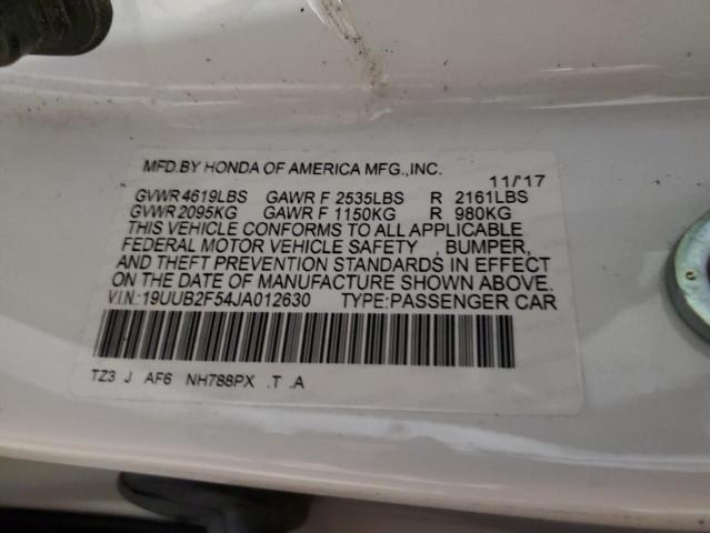 2018 Acura Tlx Tech VIN: 19UUB2F54JA012630 Lot: 59967944