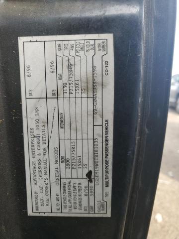 1996 Chevrolet Astro VIN: 1GBDM19W0TB181035 Lot: 60783074