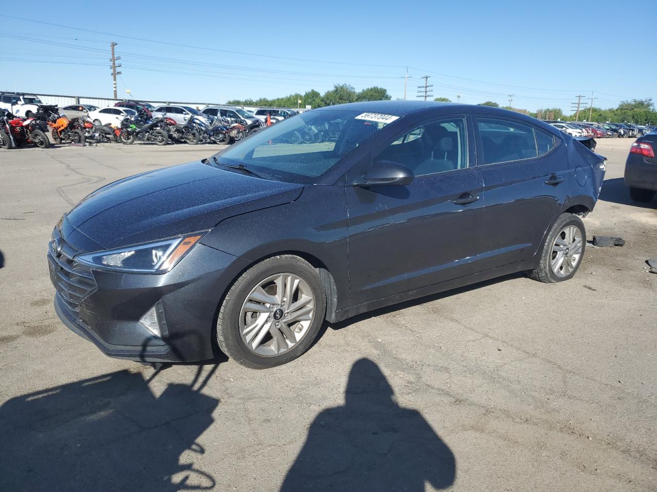 2020 Hyundai Elantra Sel vin: 5NPD84LF7LH559621