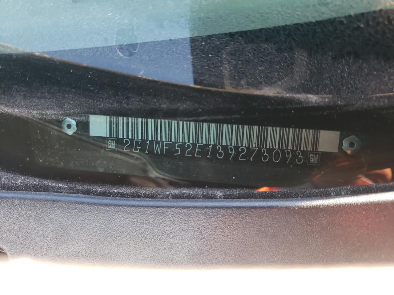 2G1WF52E139273093 2003 Chevrolet Impala