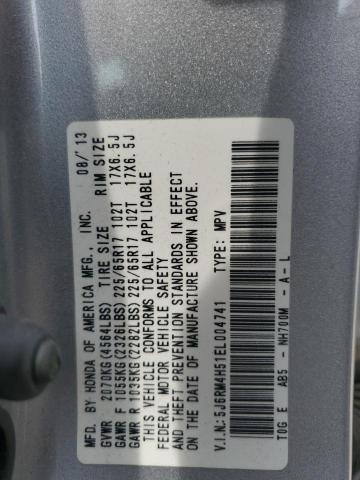 2014 Honda Cr-V Ex VIN: 5J6RM4H51EL004741 Lot: 59720804