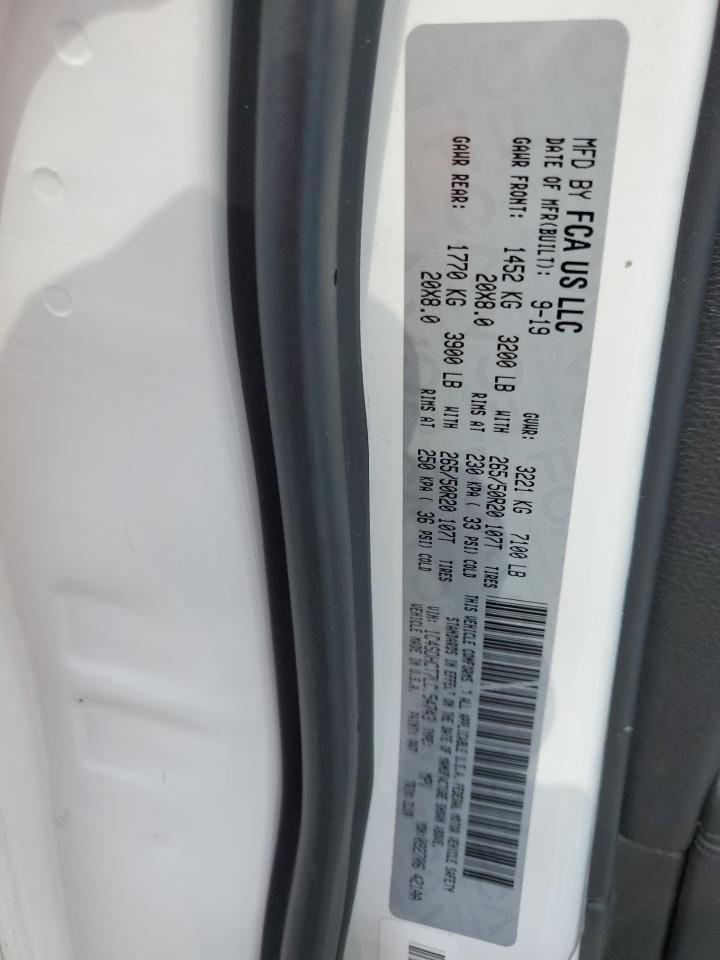 1C4SDHCT7LC154743 2020 Dodge Durango R/T