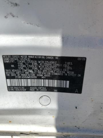 2T3BF4DV6AW026099 2010 Toyota Rav4