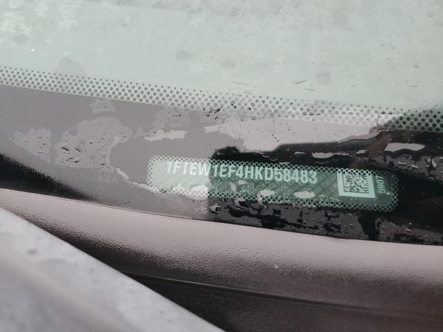 2017 Ford F150 Supercrew VIN: 1FTEW1EF4HKD58483 Lot: 57276854