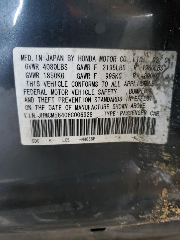 JHMCM56406C006928 2006 Honda Accord Lx