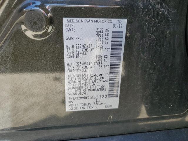 2015 NISSAN ROGUE S - 5N1AT2MV0FC853322