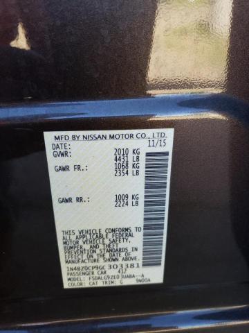 2016 Nissan Leaf Sv VIN: 1N4BZ0CP9GC303381 Lot: 58044844