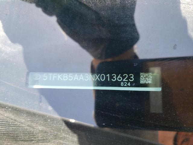 2022 TOYOTA TUNDRA DOU - 5TFKB5AA3NX013623