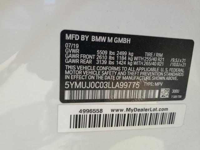 5YMUJ0C03LLA99775 BMW X4 M COMPE 14