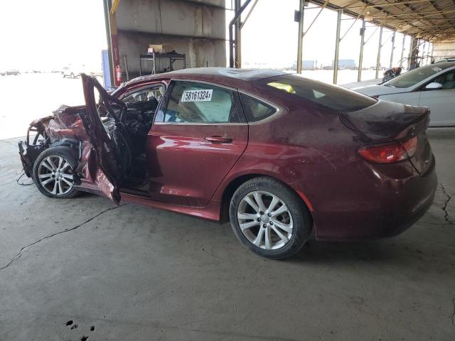 Vin: 1c3cccfb7gn189715, lot: 58161324, chrysler 200 lx 20162