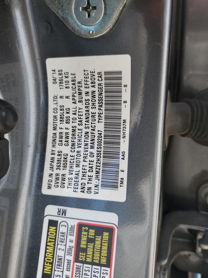 JHMZE2H35ES002047 2014 Honda Insight