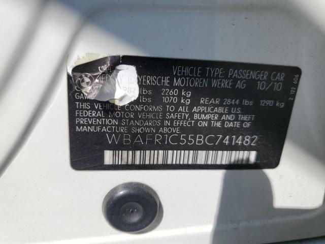 2011 BMW 528 I VIN: WBAFR1C55BC741482 Lot: 57907644