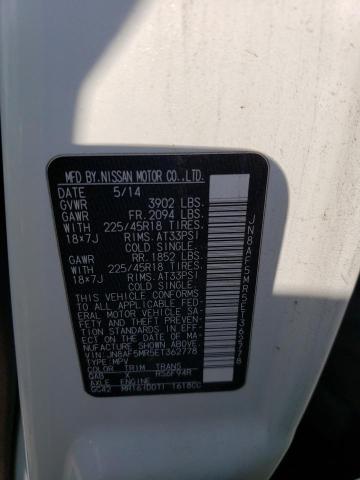 2014 Nissan Juke S VIN: JN8AF5MR5ET362778 Lot: 60125054