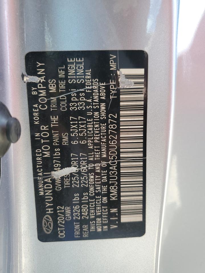 KM8JU3AC5DU627872 2013 Hyundai Tucson Gls