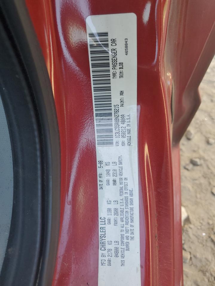 1C3LC55R08N278215 2008 Chrysler Sebring Touring