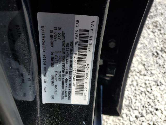 2020 Mazda 3 Select VIN: JM1BPACL2L1174716 Lot: 59467464