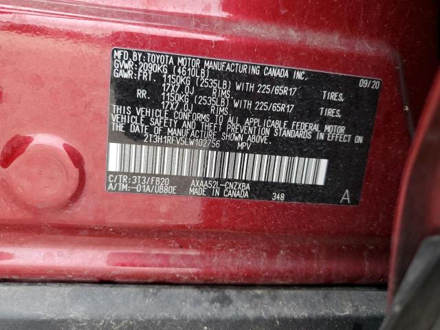 2020 TOYOTA RAV4 LE - 2T3H1RFV5LW102756