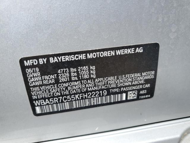 WBA5R7C55KFH22219 2019 BMW 3 SERIES - Image 12