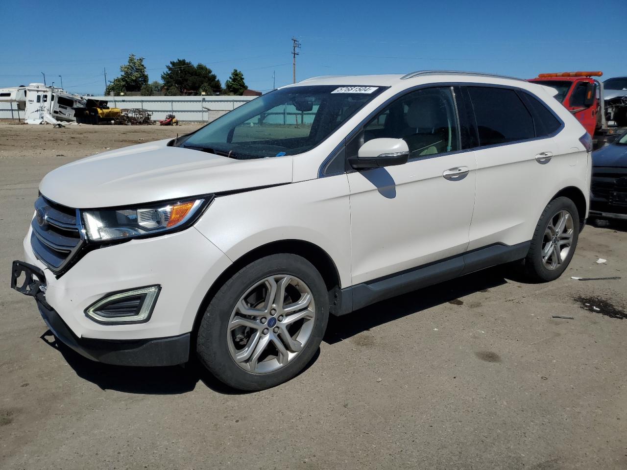 2015 Ford Edge Titanium vin: 2FMTK4K92FBB56781