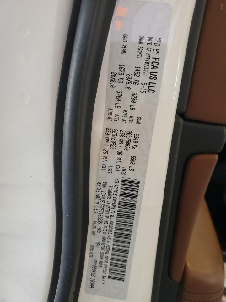 1C4RJEJG7FC131835 2015 Jeep Grand Cherokee Summit