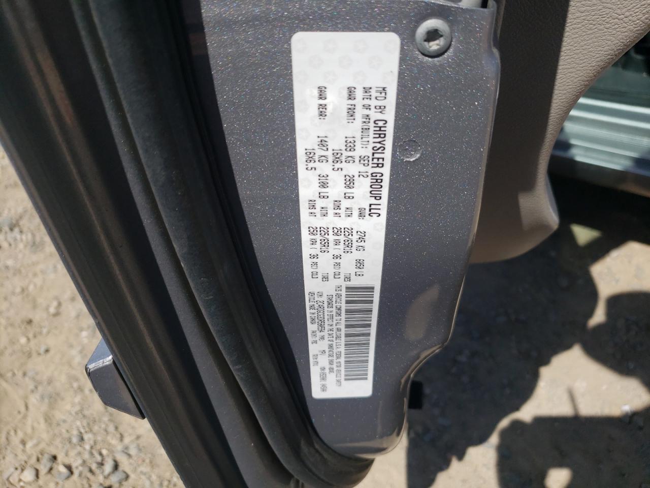 2C4RDGCG3DR580594 2013 Dodge Grand Caravan Sxt
