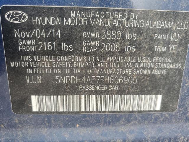 2015 HYUNDAI ELANTRA SE - 5NPDH4AE7FH606905