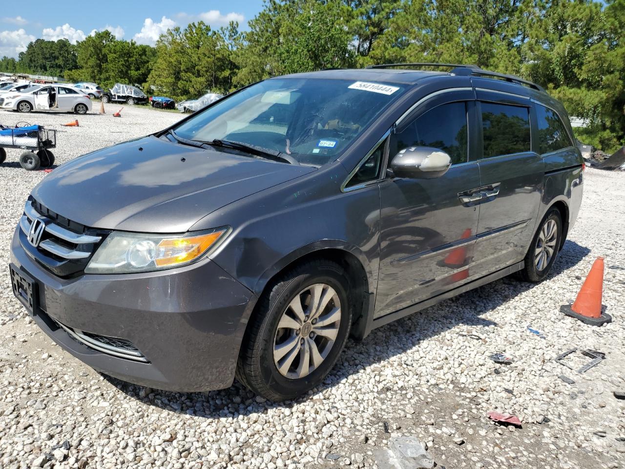 5FNRL5H62EB003124 2014 Honda Odyssey Exl