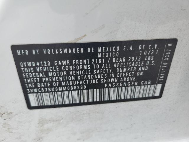 2021 VOLKSWAGEN JETTA S - 3VWC57BU9MM088389