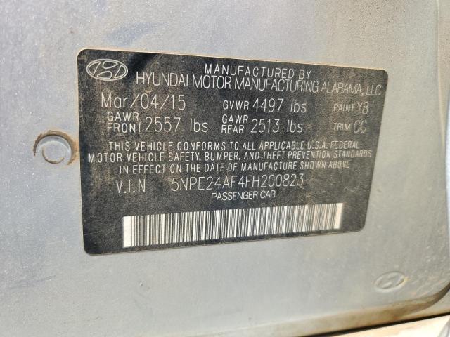 2015 Hyundai Sonata Se VIN: 5NPE24AF4FH200823 Lot: 56545494