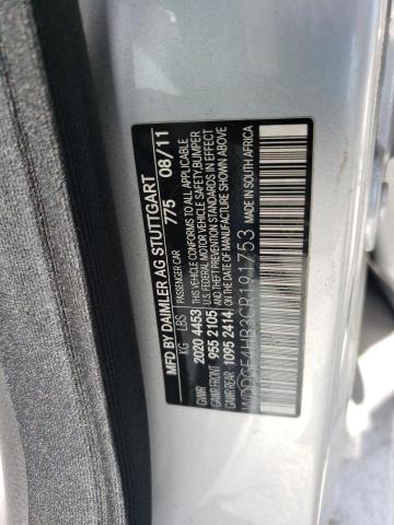 2012 Mercedes-Benz C 250 VIN: WDDGF4HB3CR191753 Lot: 59570314