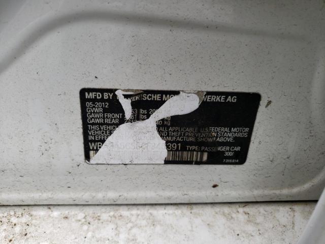 2012 BMW 328 I VIN: WBA3A5C58CF346391 Lot: 57888444