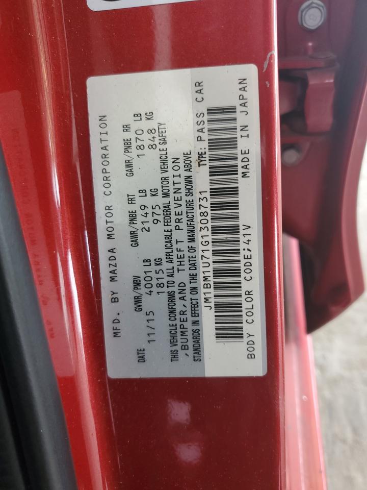 JM1BM1U71G1308731 2016 Mazda 3 Sport