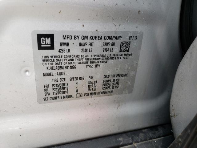 2020 Buick Encore Preferred VIN: KL4CJASB5LB014896 Lot: 56798464