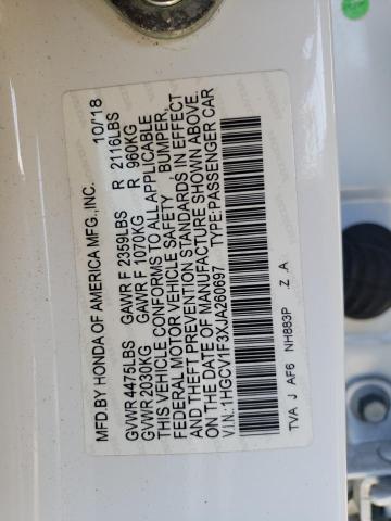 2018 HONDA ACCORD SPO - 1HGCV1F3XJA260697