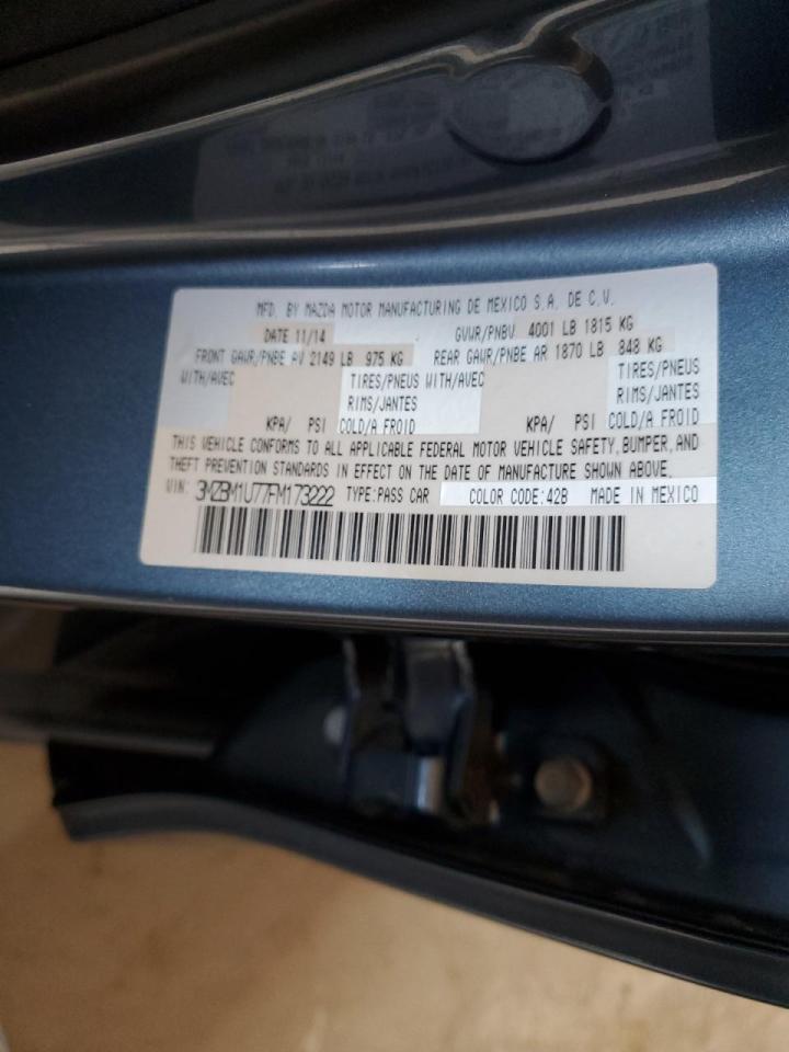 3MZBM1U77FM173222 2015 Mazda 3 Sport